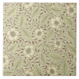 Fliese mit Tapetenentwurf durch William Morris