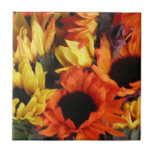 Fliese, Sonnenblumen # 1 Fliese (Vorderseite)