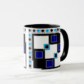 Fliese wie Entwurf Tasse (VorderseiteRechts)