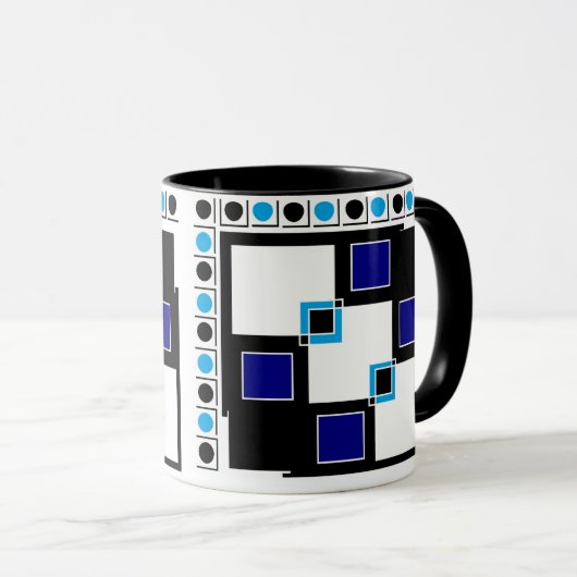 Fliese wie Entwurf Tasse (VorderseiteRechts)