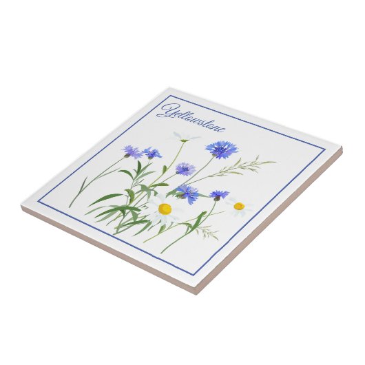 Fliesec$trivet-yellowstone-Wildblumen Fliese (Seite)
