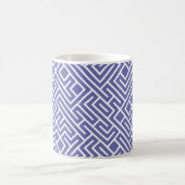 Fliesen 10 DRUCKgenerativ (Periwinkle Fill) Kaffeetasse (Mittel)