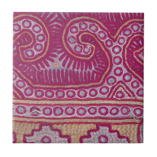 Fliesen-afghanischer Textilrest 2 Fliese