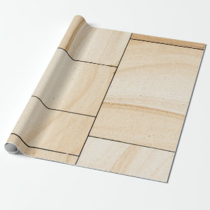 Fliesen aus brauner Keramik Geschenkpapier