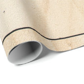 Fliesen aus brauner Keramik Geschenkpapier (Rolleneckpunkt)