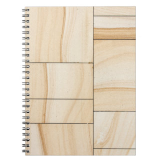 Fliesen aus brauner Keramik Notizblock