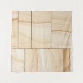 Fliesen aus brauner Keramik Wandteppich (Vorderseite (Horizontal))