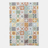 Fliesen aus dem Mittelmeer Geschirrtuch (Vertikal)