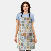 Fliesen aus dem Mittelmeer Schürze (Getragen)