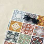 Fliesen aus dem Mittelmeer Strandtuch (Beispiel)