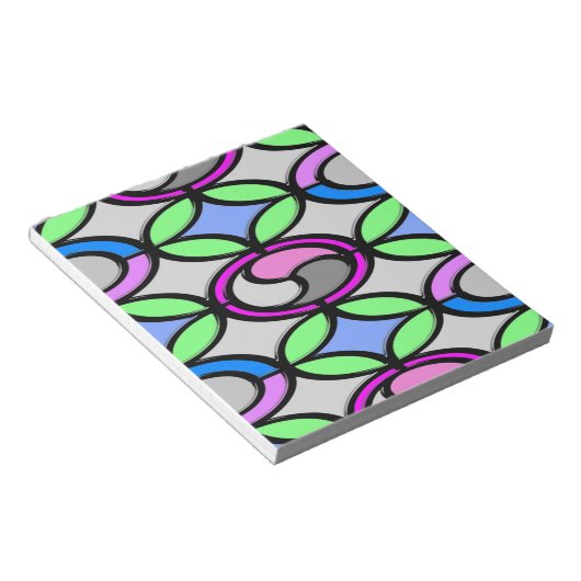 Fliesen aus Glas Notizblock (angewinkelt)