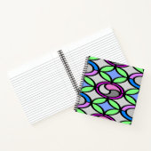 Fliesen aus Glas Notizblock (Innenseite)