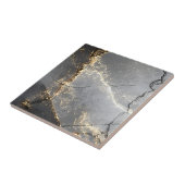 Fliesen aus schwarzem und goldenem Boden - Farbton (Seite)