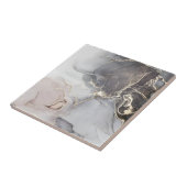 Fliesen aus schwarzem und goldfarbenem Boden, grau (Seite)