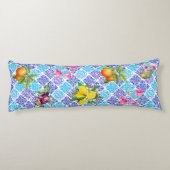 Fliesen aus sizilianischem Zitrusfrüchte Seitenschläferkissen (Rückseite)