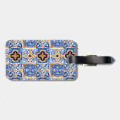 Fliesen aus sizilianischer Keramik Gepäckanhänger (Rückseite horizontal)