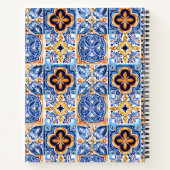 Fliesen aus sizilianischer Keramik Notizblock (Rückseite)