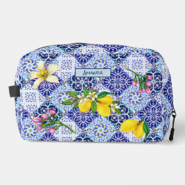 Fliesen aus sizilianischer Keramik Waschbeutel