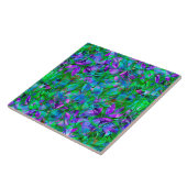 Fliesen Blumen abstraktes Buntglas (Seite)