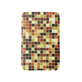 Fliesen, braune Mosaikfliesen, geometrisches Muste Badematte (Vorderseite Vertikal)