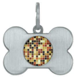 Fliesen, braune Mosaikfliesen, geometrisches Muste Tiermarke