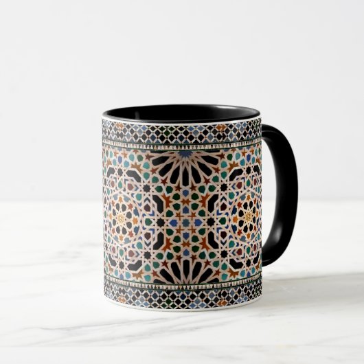 Fliesen der Alhambra-Tasse Tasse (VorderseiteRechts)