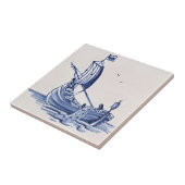 Fliesen, die das Boot zum Meer bringt Fliese (Seite)