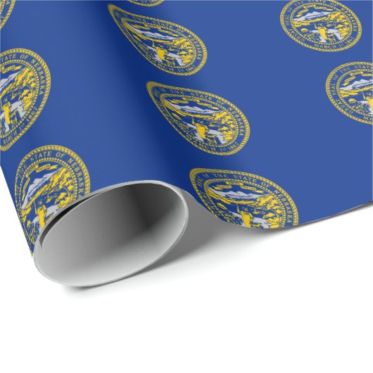 Fliesen-Fahne von Nebraska Geschenkpapier (Rolleneckpunkt)