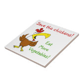 Fliesen-flippiges Huhn Fliese (Seite)