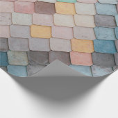 Fliesen formen Texturmuster Geschenkpapier (Ecke)