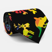 Fliesen für abstrakte Tiere Krawatte (Gerollt)