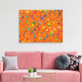 Fliesen für abstrakte Tiere Leinwanddruck (Insitu (Wohnzimmer))