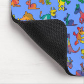 Fliesen für abstrakte Tiere Mousepad (Ecke)