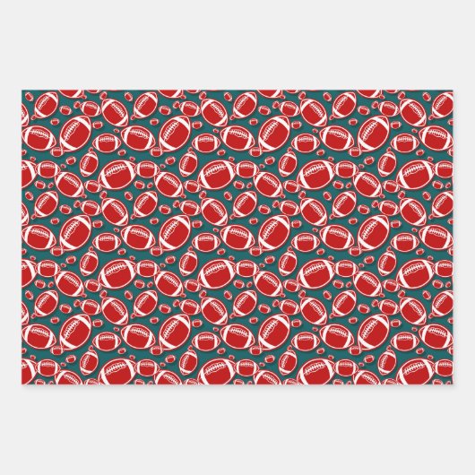 Fliesen für coole Fußballsportarten Geschenkpapier Set (Vorderseite 2)