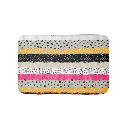 Fliesen für Patchwork: Vielseitiges Nahtloses Desi Badematte (Vorderseite)