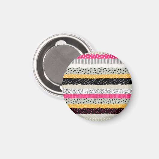 Fliesen für Patchwork: Vielseitiges Nahtloses Desi Magnet (Vorderseite/Rückseite)