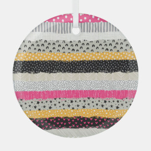 Fliesen für Patchwork: Vielseitiges Nahtloses Desi Ornament Aus Glas