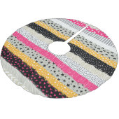 Fliesen für Patchwork: Vielseitiges Nahtloses Desi Polyester Weihnachtsbaumdecke (Schrägansicht)