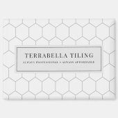 Fliesen-Fußboden Hexagon-Fliesenmuster Magnet (Vorderseite)
