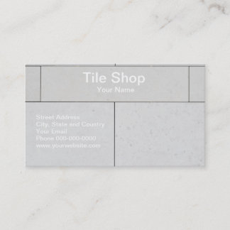 Fliesen-Geschäfts-Visitenkarte Visitenkarte