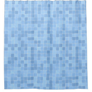 Fliesen im Badezimmer Duschvorhang