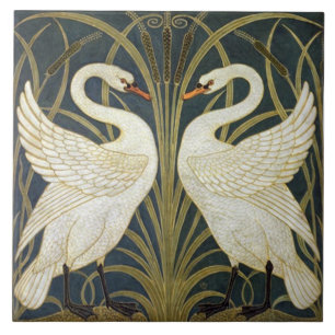 Fliesen-Kamin im Jugendstil dekorativ Fliese