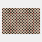 Fliesen, karierte Wrackpapier Geschenkpapier Set (Vorderseite 2)