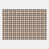 Fliesen, karierte Wrackpapier Geschenkpapier Set (Vorderseite)