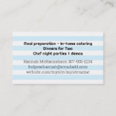 Fliesen Küche Kochen Tomatensauce Visitenkarten Visitenkarte (Rückseite)