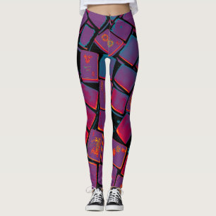 Fliesen-Leggings Milliamperestunde Jongg Leggings
