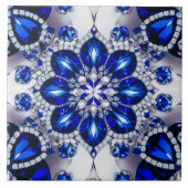 Fliesen mit Blau-Weiß-Farben, modernes Design (Vorderseite)