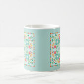 Fliesen mit Blumenmuster - Sommerwiese Kaffeetasse (Mittel)