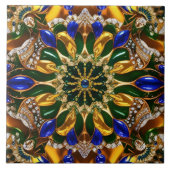 Fliesen mit brasilianischem Farbdesign (Vorderseite)