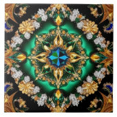 Fliesen mit brasilianischem Farbdesign (Vorderseite)